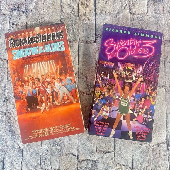 Richard Simmons Sweatin to the Oldies VHS Tape Bundle - Picture 1 of 4